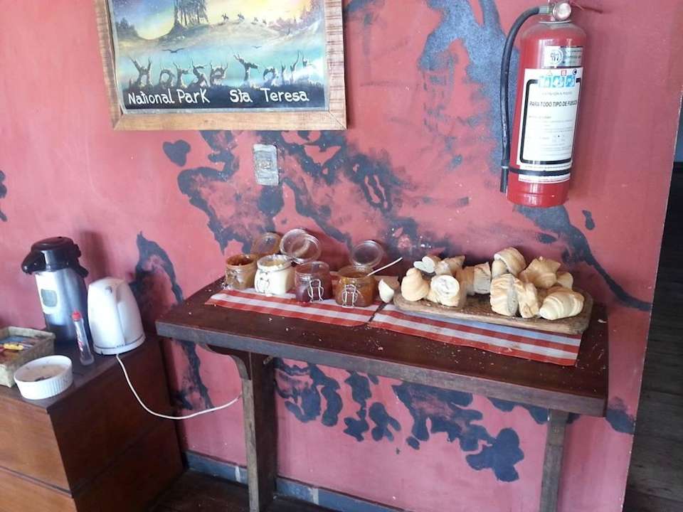 Завтрак El Diablo Tranquilo Hostel