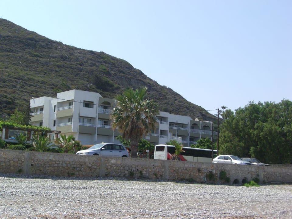 Hotel vom Strand aus Hotel Sirene Beach