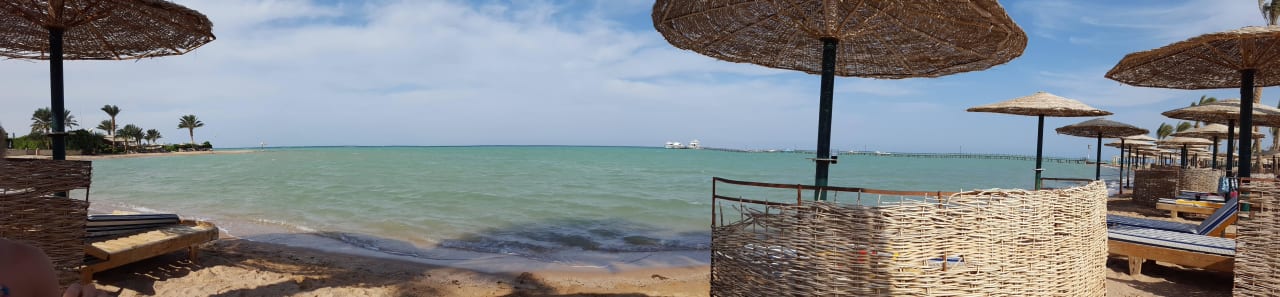 Sicht vom Strand Golden Beach Resort