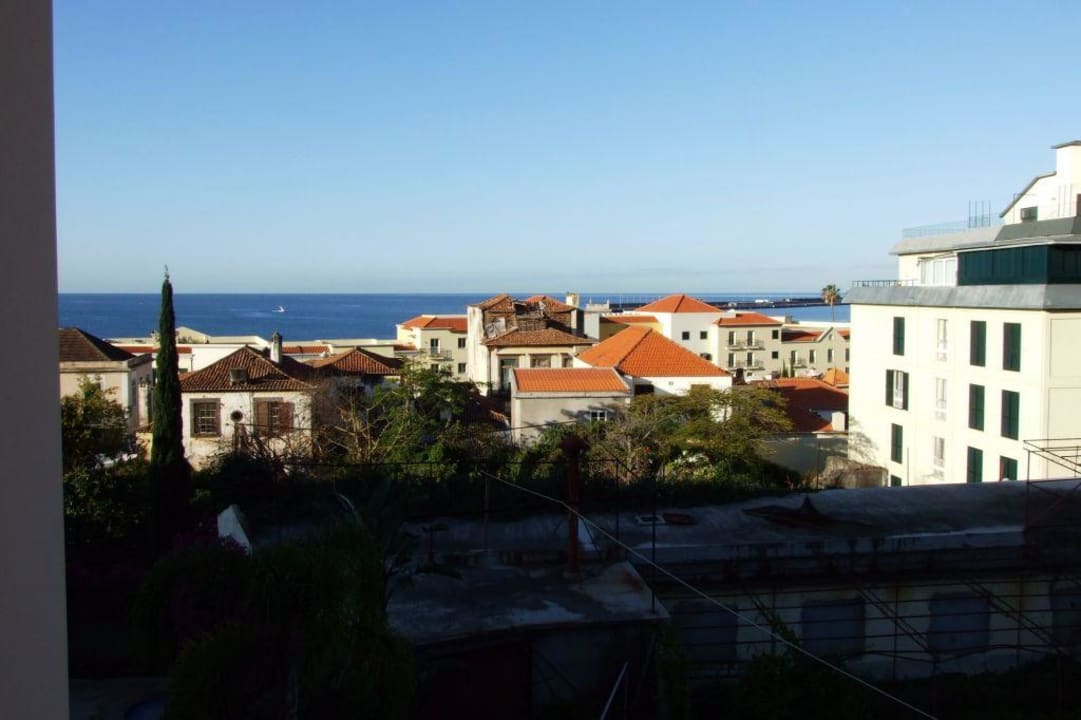 Balkonblick aus dem 2. Stock Hotel Albergaria Dias