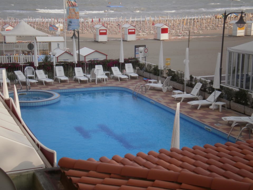 Aussicht vom Zimmer Hotel Excelsior Caorle