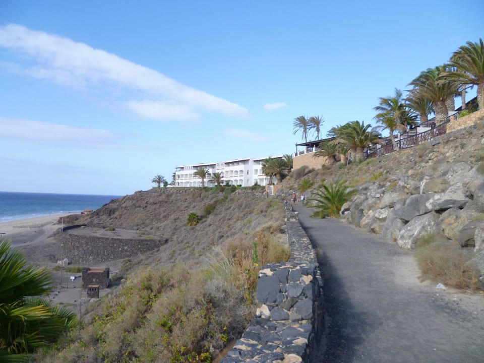 Der Weg zum Strand Club Jandia Princess