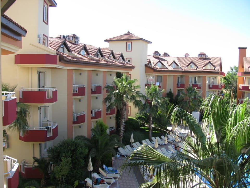 Blick vom Balkon Hotel Orfeus Park