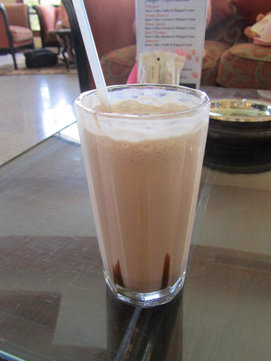 Ice Chocolate aus der Lobby Bar Pickalbatros Jungle Aqua Park Resort - Neverland Hurghada