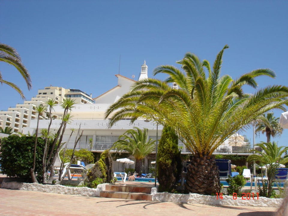 Blick vom Pool aufs Hotel Hotel Vasco da Gama