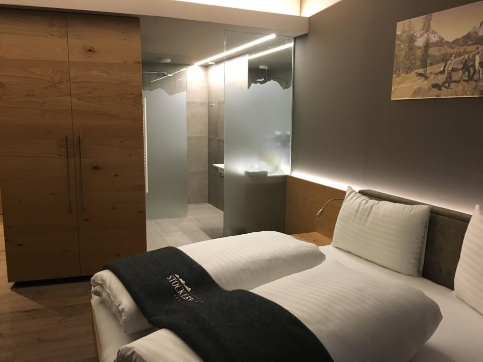 Zimmer Blickrichtung Bad Landhotel Stockerwirt