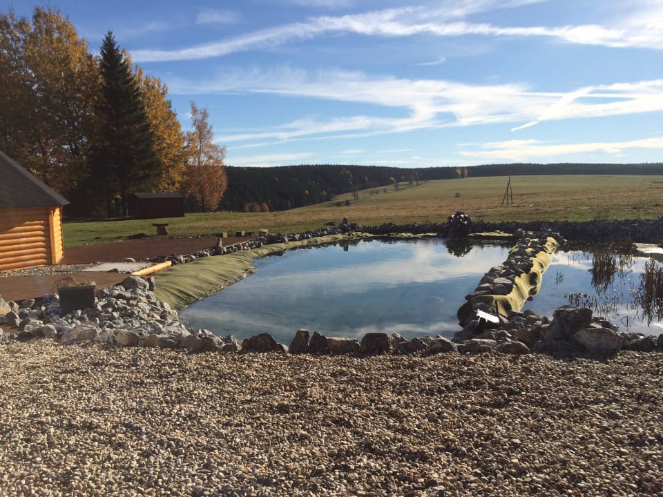 Naturschwimmteich Naturstammhaus und Appartements Zum Brockenbaecker