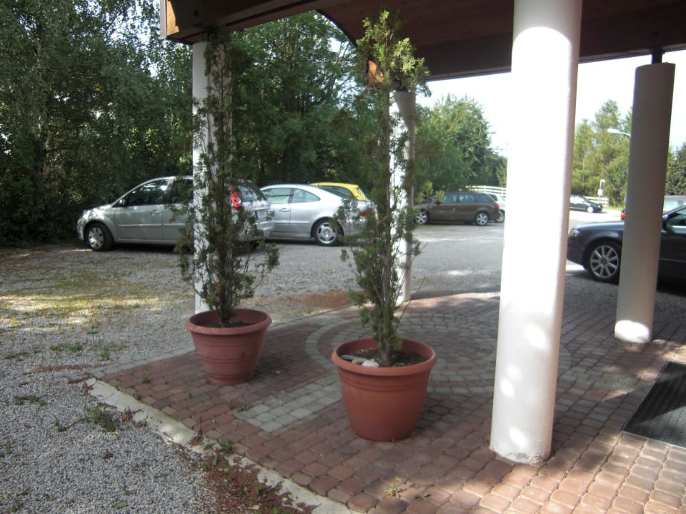 Ein "freundicher" Empfang. Hotel Sunnbichl