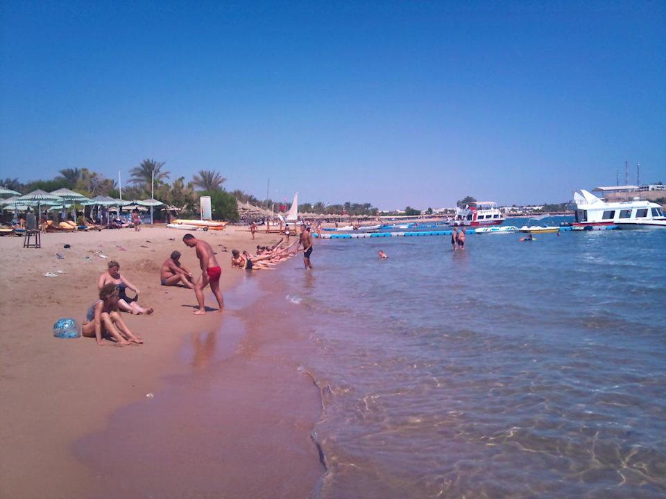 Wassergymnastic am Strand Ghazala Gardens