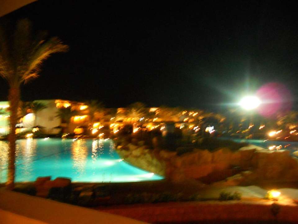 Pool bei Nacht Sea Beach Aqua Park Resort Managed by Blue Resorts