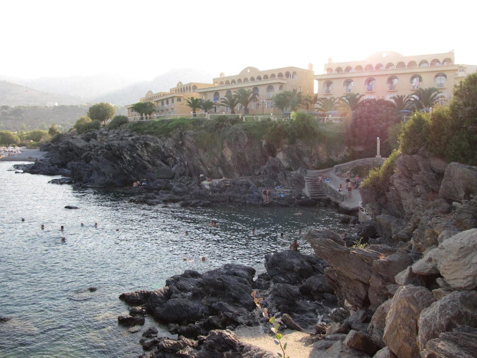 Zugang direkt vom Hotel ins Meer Lindos Royal Resort