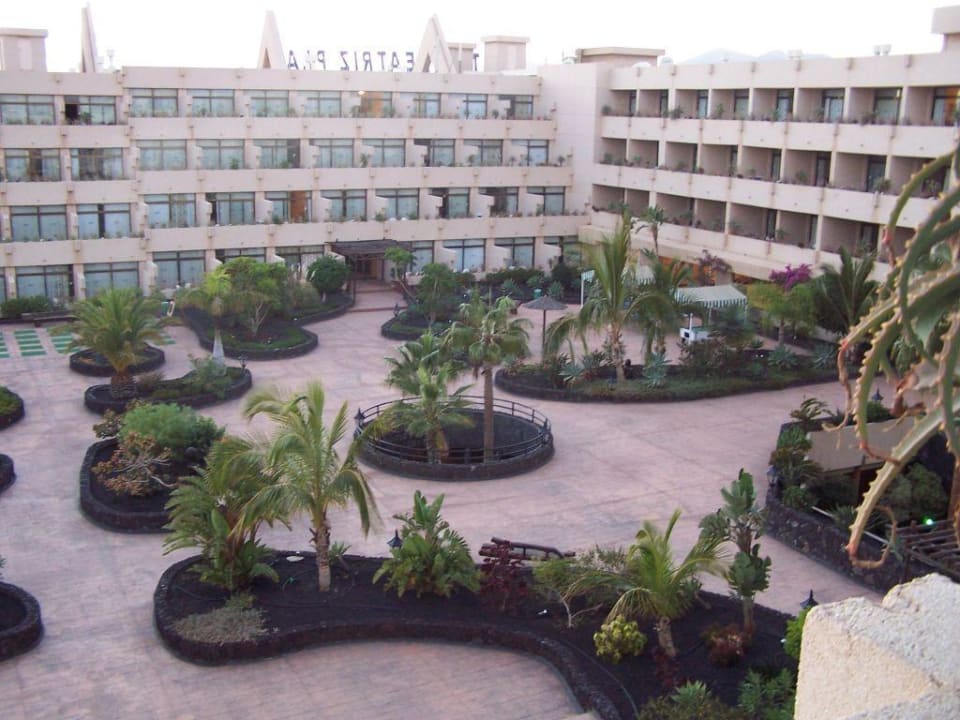 Sicht vom Balkon auf die Gartenanlage Hotel Beatriz Playa & Spa
