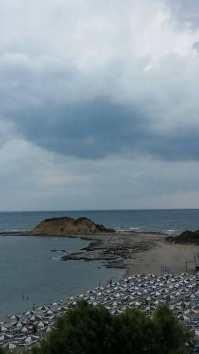 Blick zum Strand Rodos Princess Beach Hotel & Spa