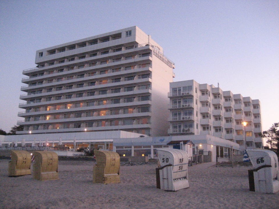 Blick vom Strand Hotel Bellevue