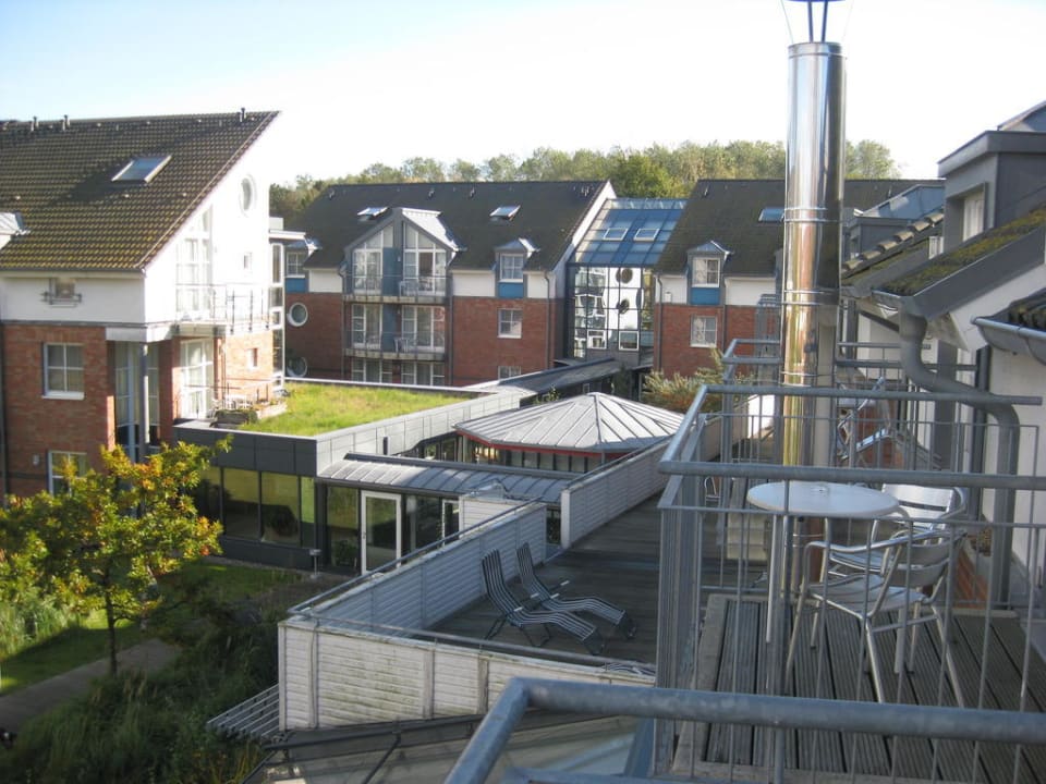 Blick vom Balkon  Dorint Strandresort & Spa Ostseebad Wustrow