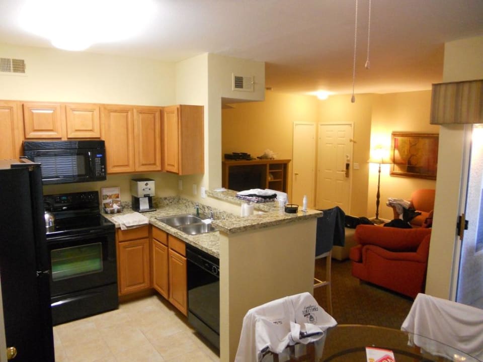 Küche & Wohnraum in Vollausstattung Hotel Desert Paradise Resort