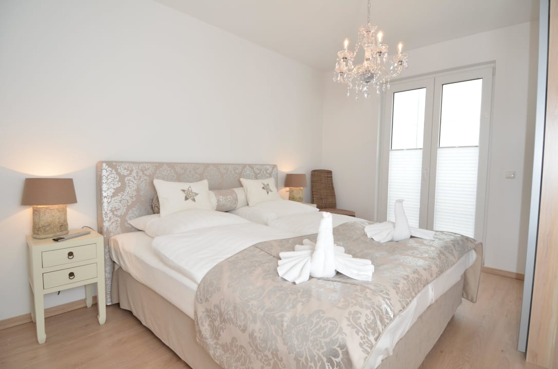Nordlicht / Schlafzimmer Ostseeappartements Rügen Residenz Margarete