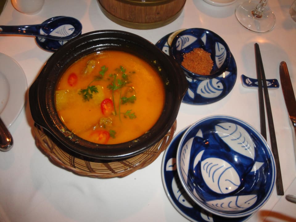 Abendessen Victoria Chau Doc Hotel