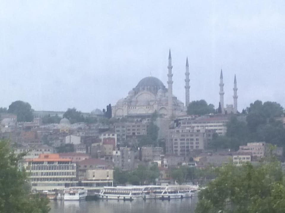 Ausblick aus dem Zimmer auf die Hagia Sofia Istanbul Golden City Hotel