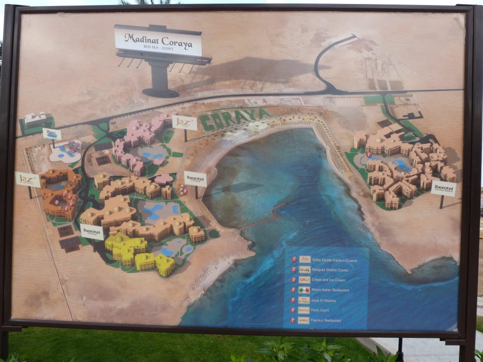 Bucht und die 5 Hotels Jaz Solaya