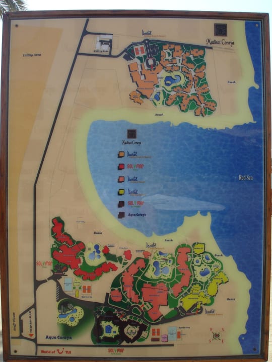 Plan gesamte Bucht Steigenberger Coraya Beach - Adults only