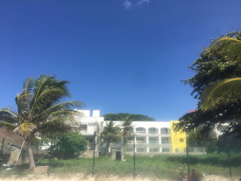 Blick von Strandseite Casa Melissa