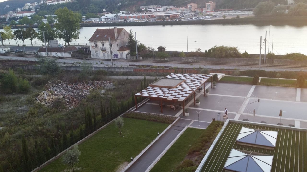 Die "überraschende Sicht auf den Fluss Mondego" Hotel Vila Galé Coimbra
