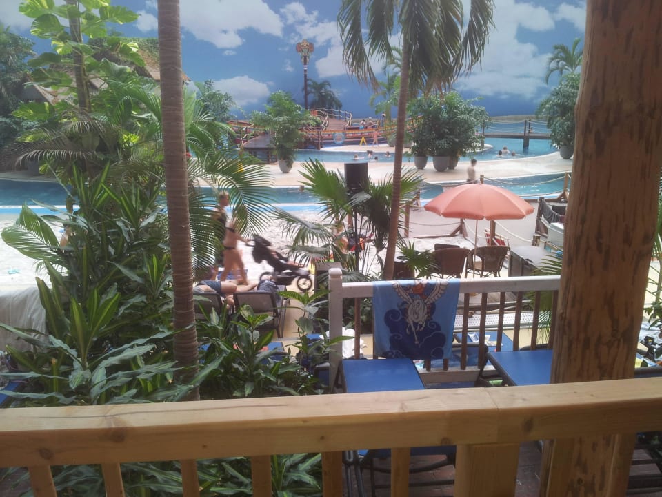 Ausblick vom Restaurant Tropical Islands Resort
