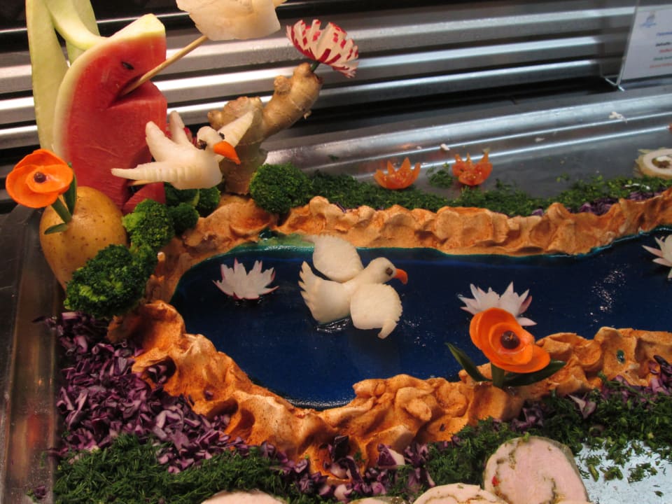 Liebevolle Dekoration Hotel Kalithea Horizon Royal