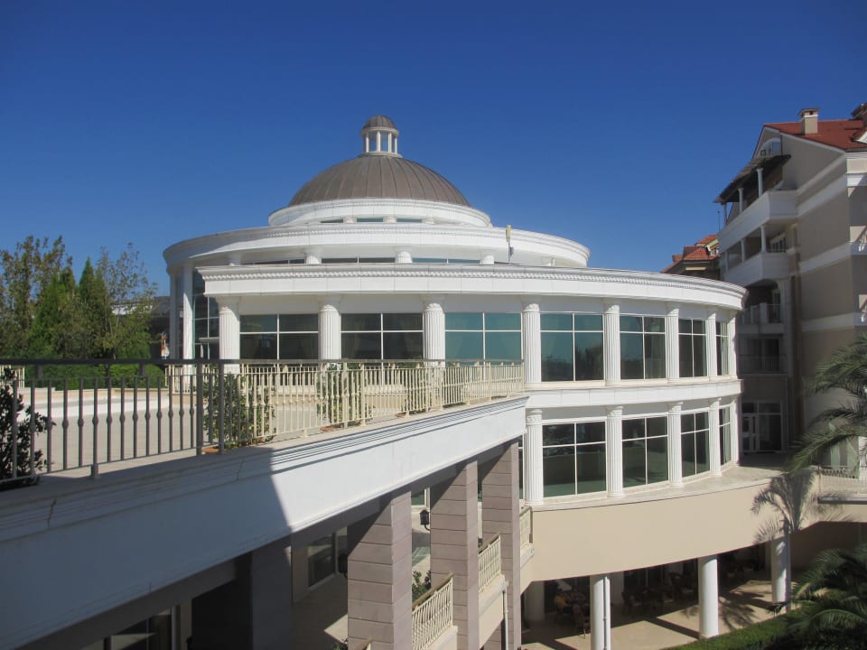 Lobby vom Zimmer aus gesehen Trendy Aspendos Beach Hotel