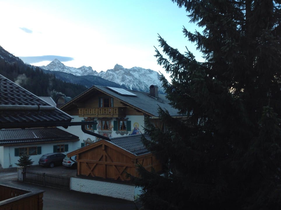 Blick vom Balkon Zimmer 3 Hotel und Restaurant Krüner Stub'n