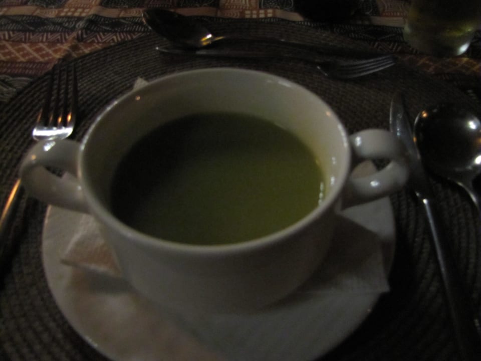 Abendessen: Vorsuppe Hotel Tarangire Sopa Lodge