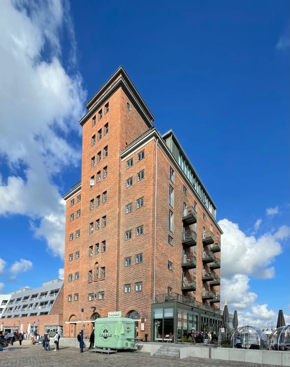 Außenansicht Appartment im Ohlerich Speicher in Wismar mit Stadt -und Meerblick