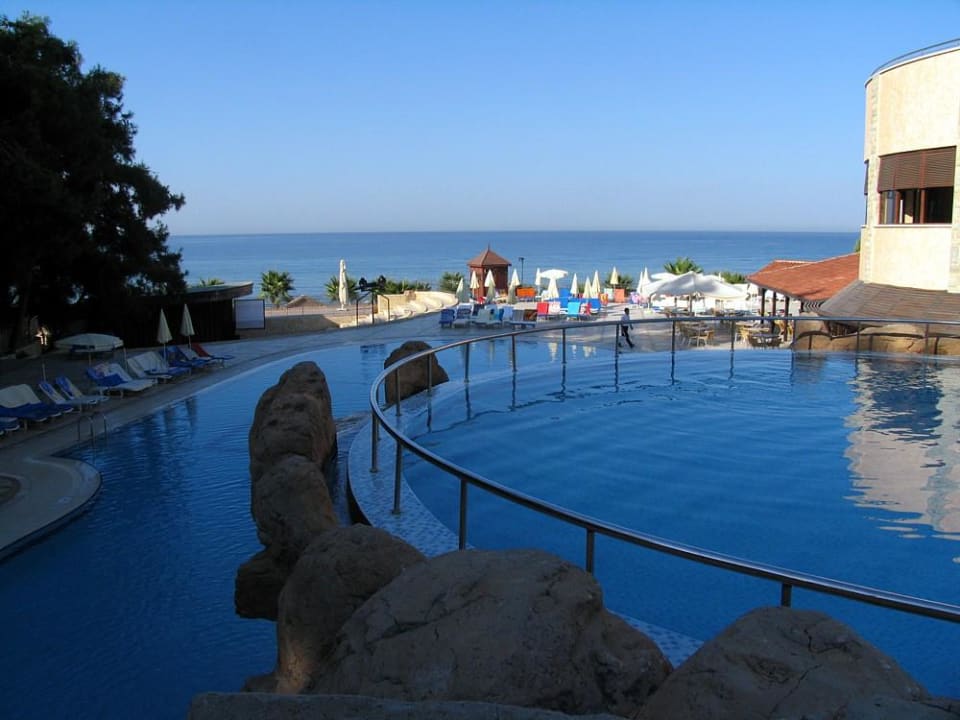 Ausblick vom Pool Melas Holiday Village