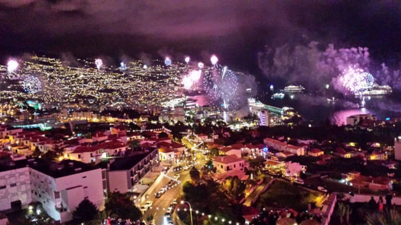 Silvesterfeuerwerk Hotel Madeira Panoramico