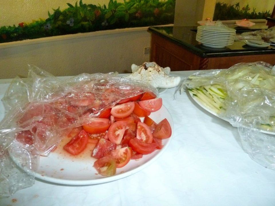 Schimmel auf dem Essen Berjaya Beau Vallon Bay Resort & Casino