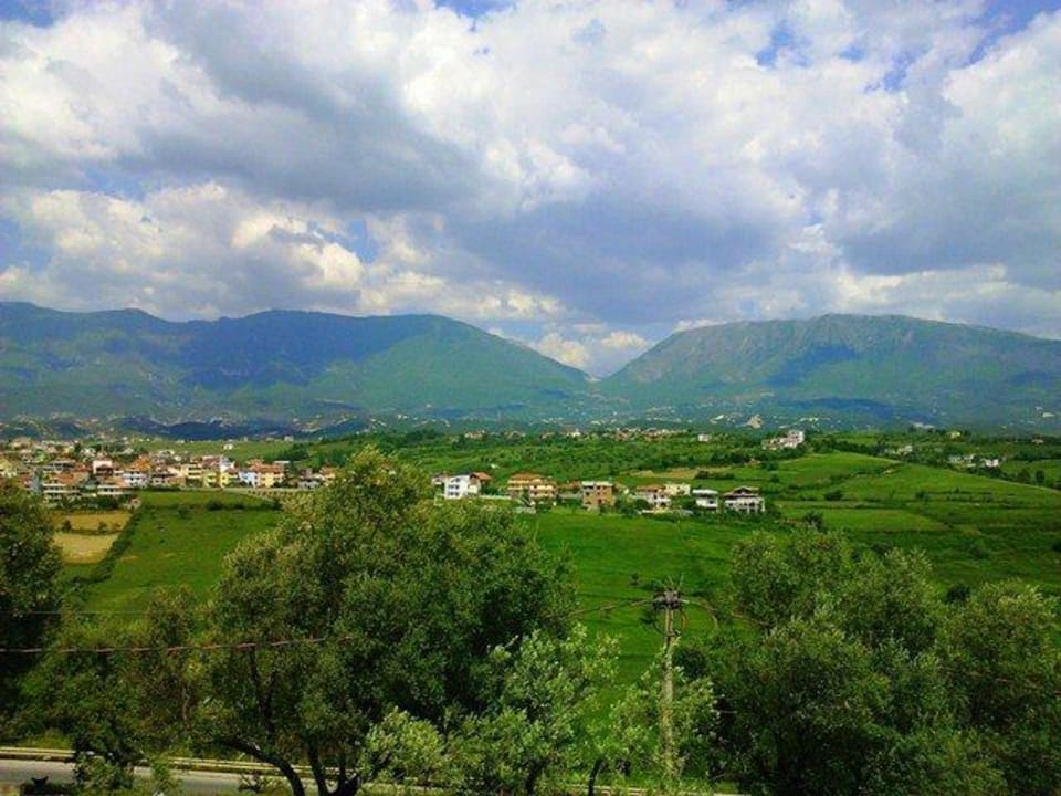 Mountain view from Family Room Hotel Viktoria Tirana