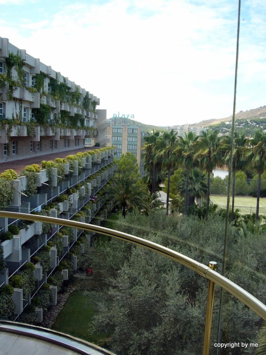 Rückseite zum Land allsun Hotel Bella Paguera