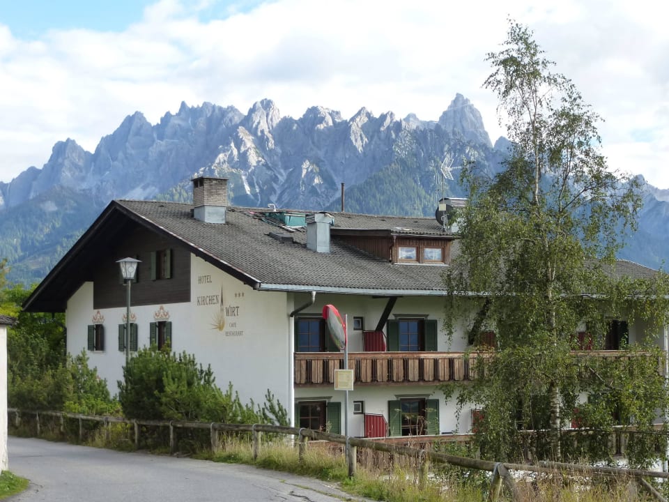Blick auf 'meinen' Balkon' Hotel Kirchenwirt