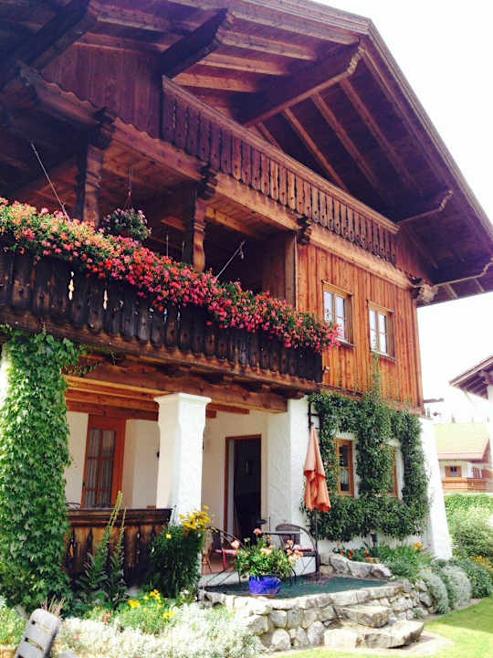 Terrasse Haus Am Park Appartement Gemach zum alten  Haus Am Park