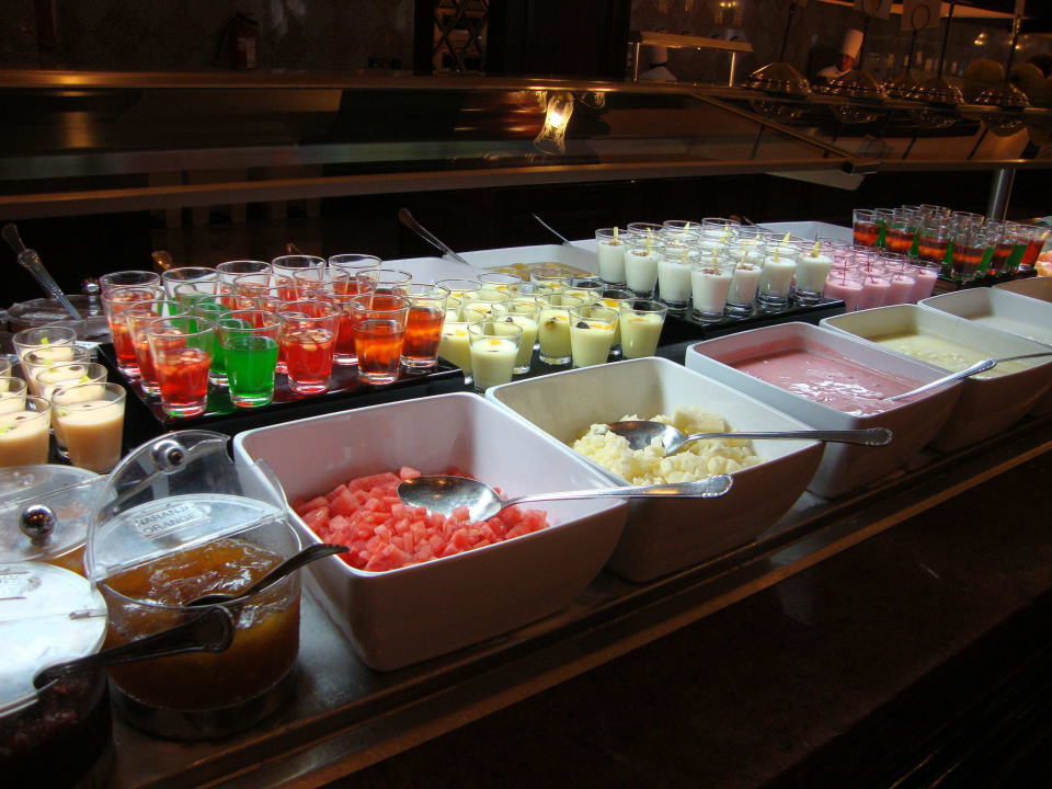 Frühstück - Marmeladen- und Joghurtecke Hotel Riu Palace Riviera Maya