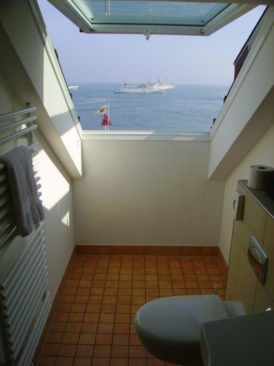 Ein Teil des Badezimmers Hotel Rickmers Insulaner