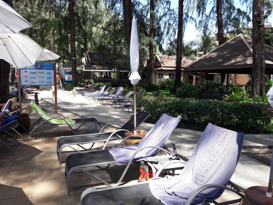 Reservierte Liegen Best Western Premier Bangtao Beach Resort & Spa