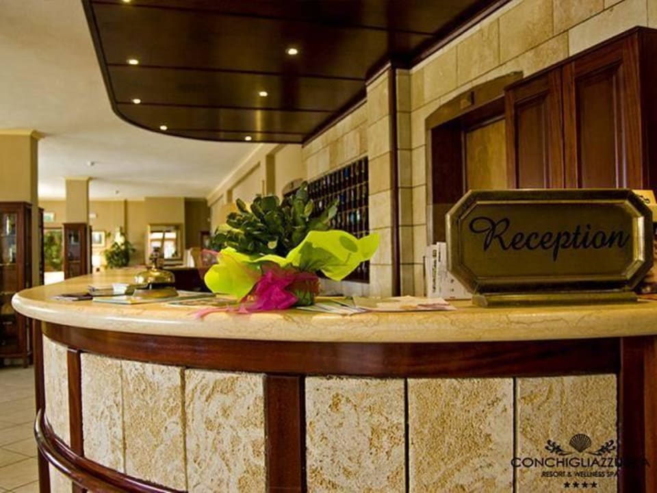 La reception Hotel Conchiglia Azzurra