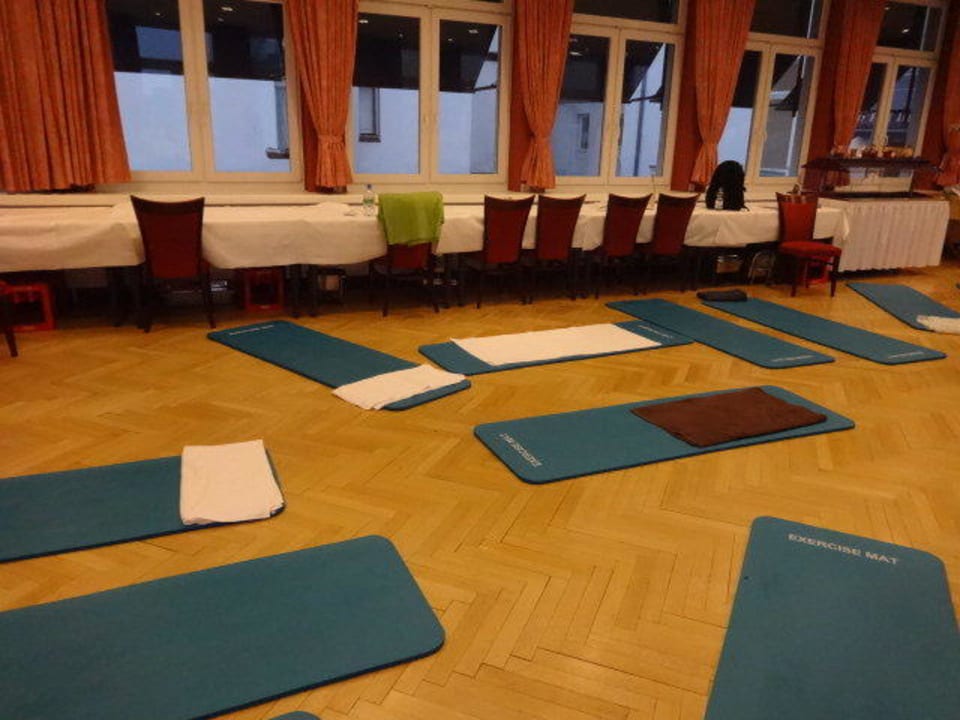 Hier haben wir "Pilates" trainiert  Strandhotel Ahlbeck