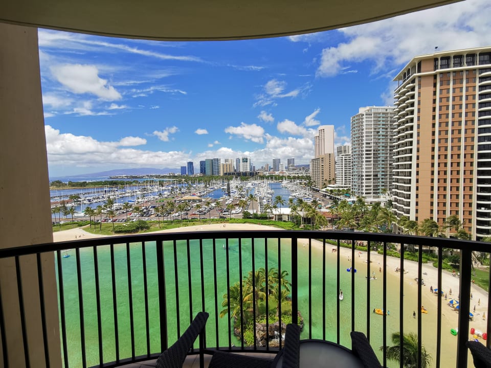 Ausblick Hilton Hawaiian Village Waikiki Beach Resort