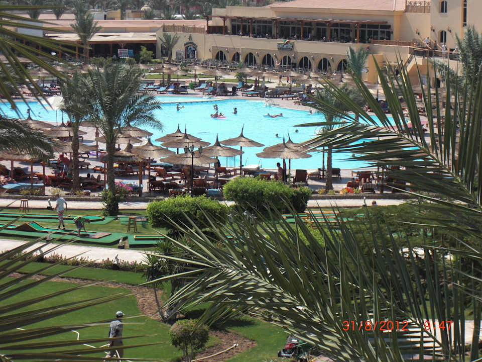 Unser Ausblick vom Balkon Pickalbatros Dana Beach Resort - Hurghada