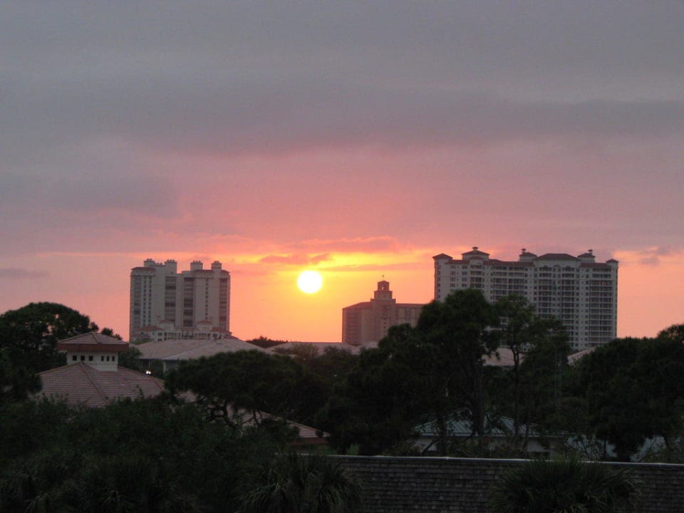 Ausblick vom Balkon Hotel Inn at Pelican Bay