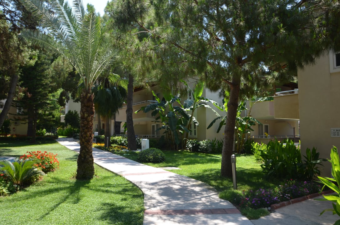 Schöne und saubere Gartenanlage Club Sidelya Hotel