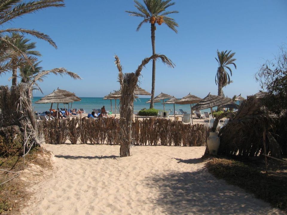 Weg zum Strand Djerba Castille